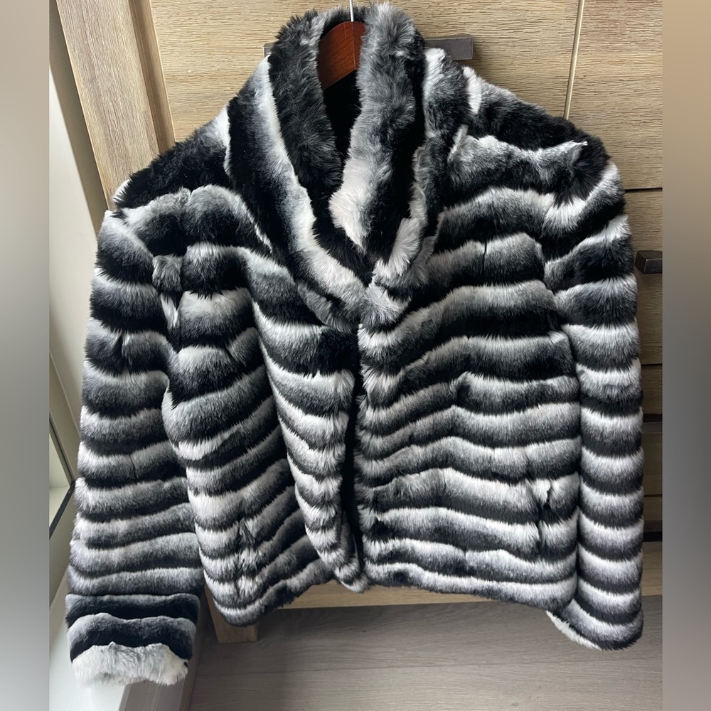 Karl Lagerfeld size medium faux coat